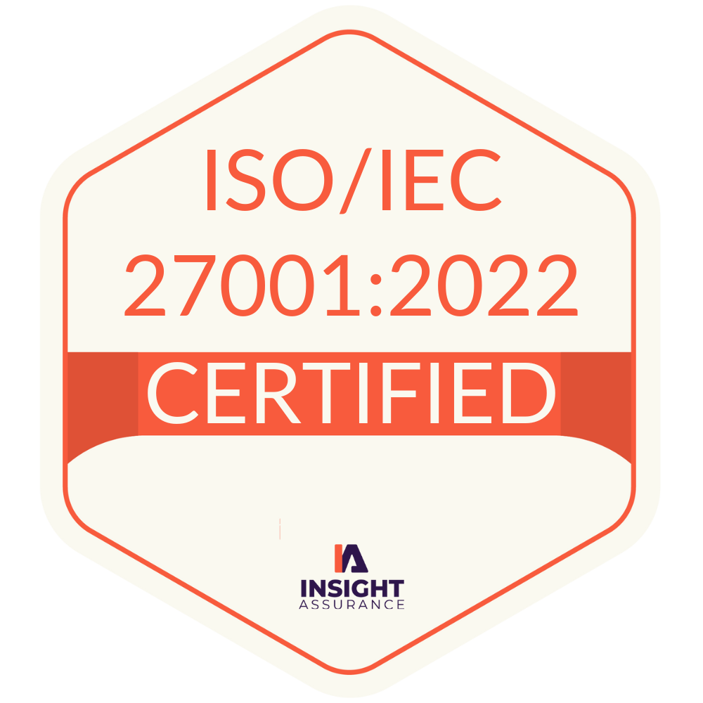 ISO 27001 certified